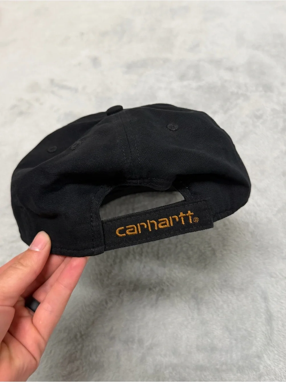 Carhartt Odessa Hat Mens One Size Black Cotton Canvas Baseball Cap 100289